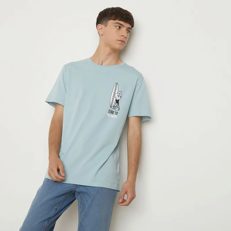 BEARCLIFF - Polera Manga Corta Algodón Hombre Bearcliff