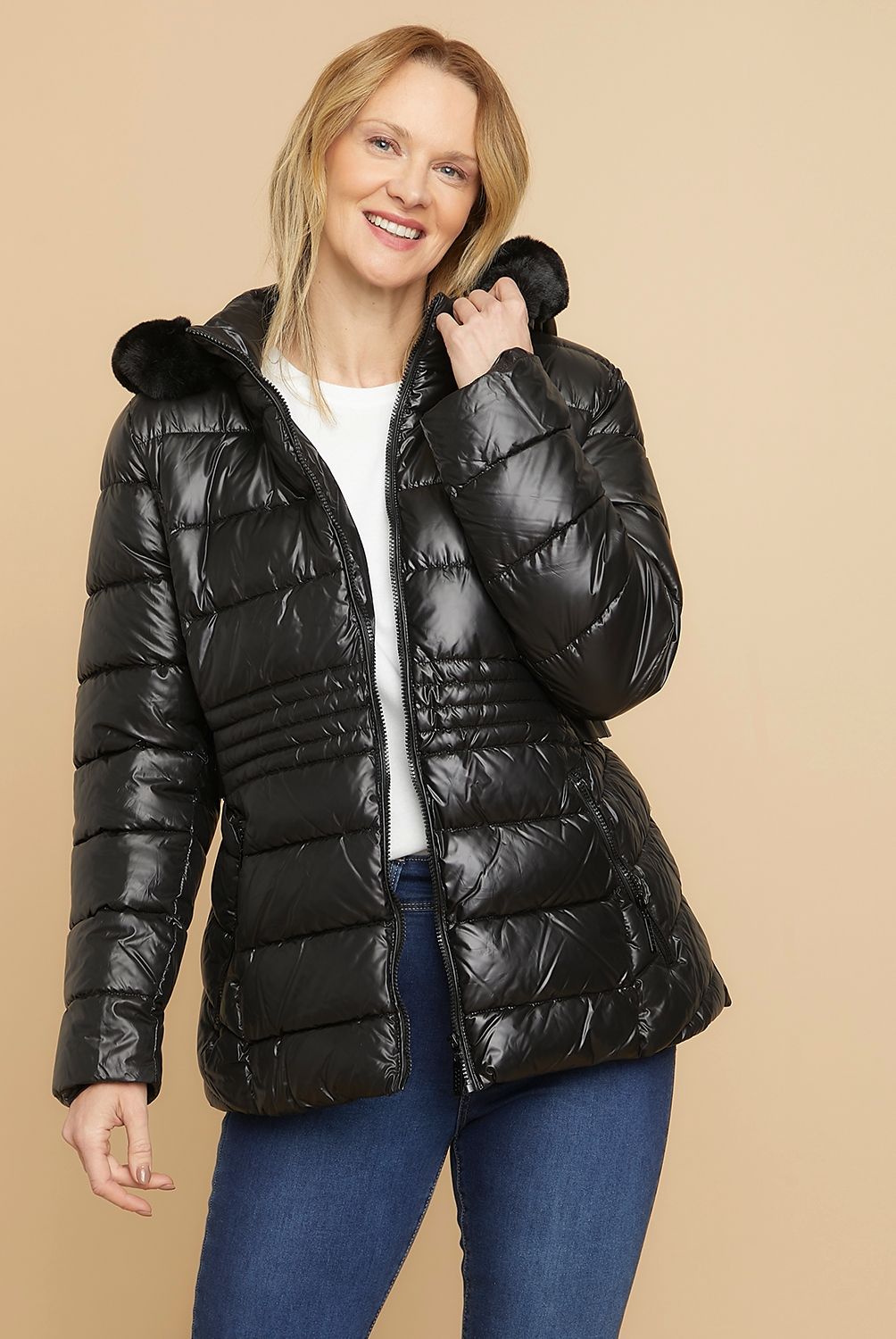 S COCCI - Parka Metalizada Mujer S Cocci