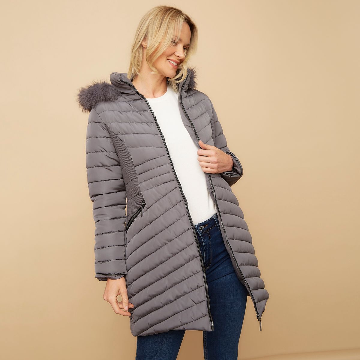 S COCCI - Parka Larga Mujer S. Cocci