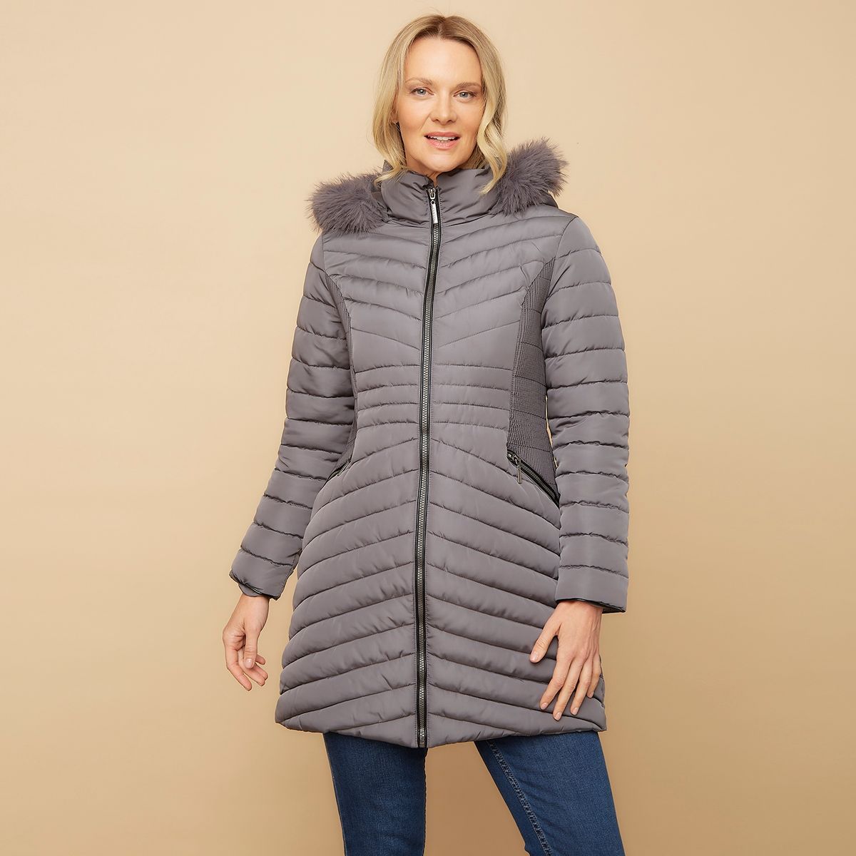 S COCCI - Parka Larga Mujer S. Cocci