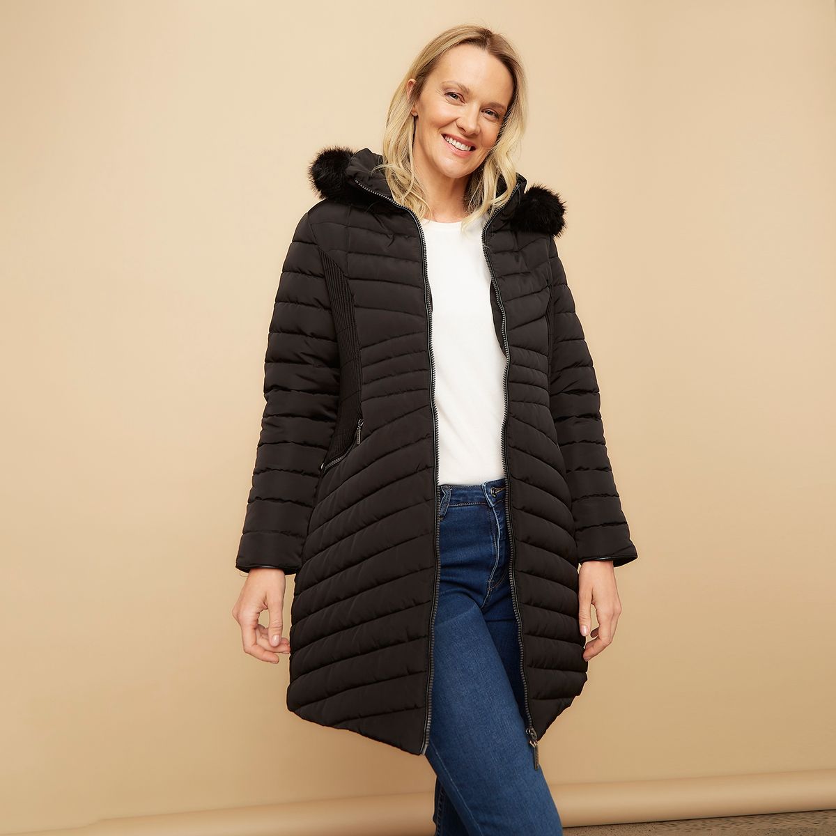 S COCCI - Parka Larga Mujer S. Cocci