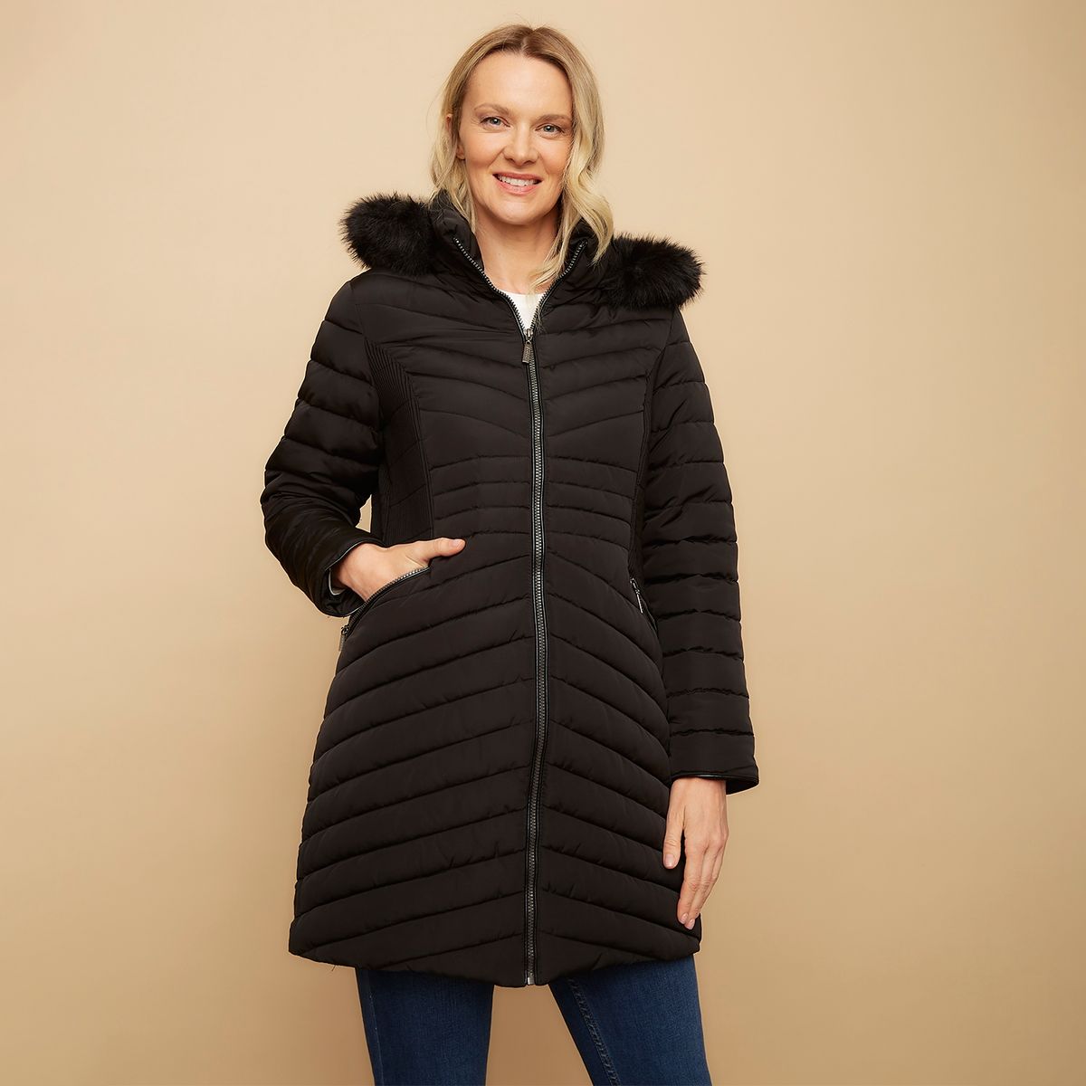 S COCCI - Parka Larga Mujer S. Cocci