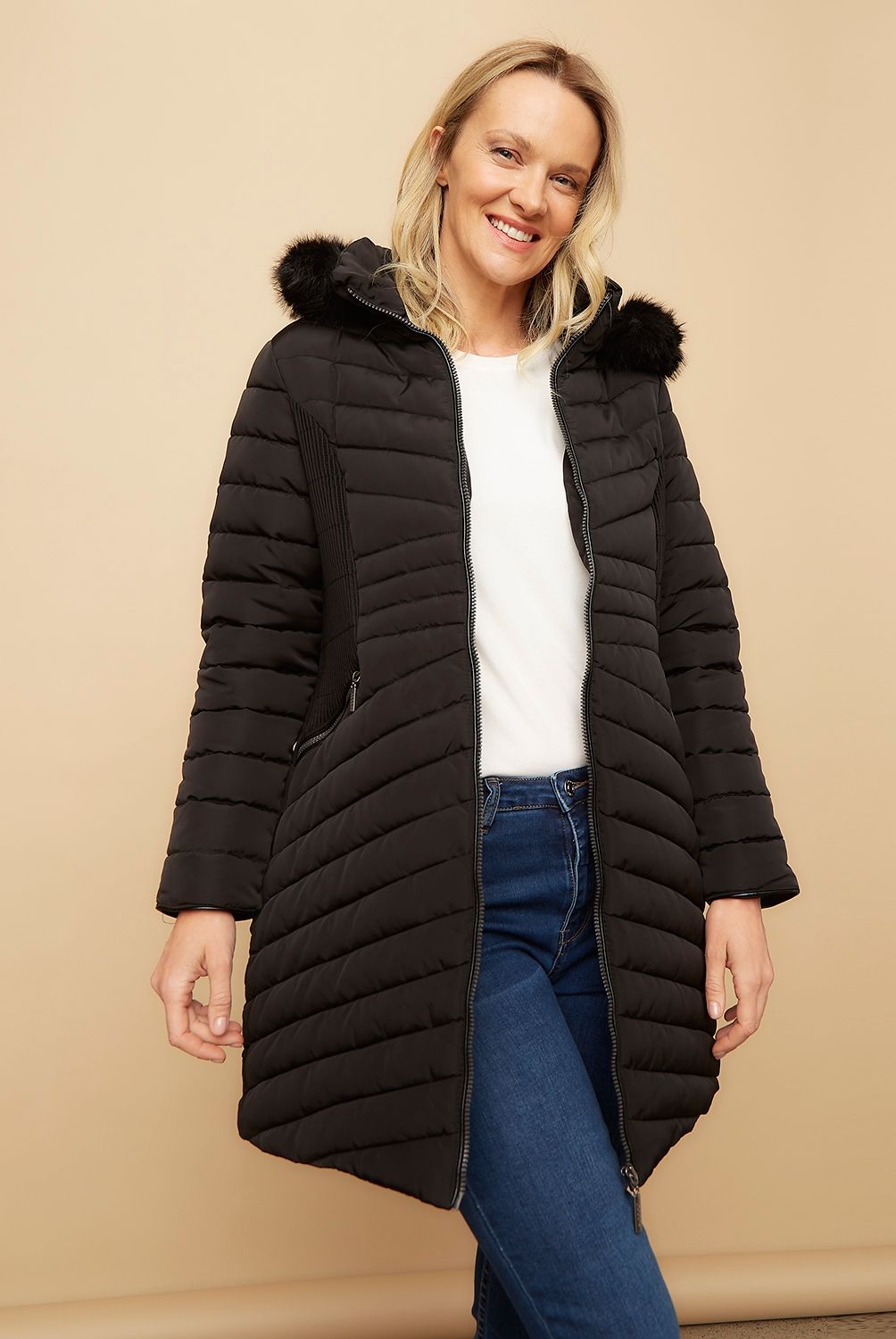 S COCCI - Parka Larga Mujer S. Cocci
