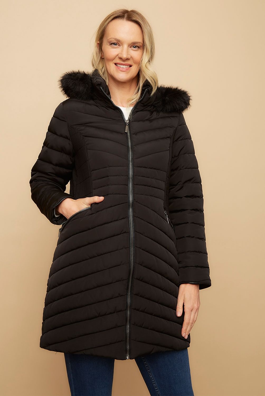 S COCCI - Parka Larga Mujer S. Cocci