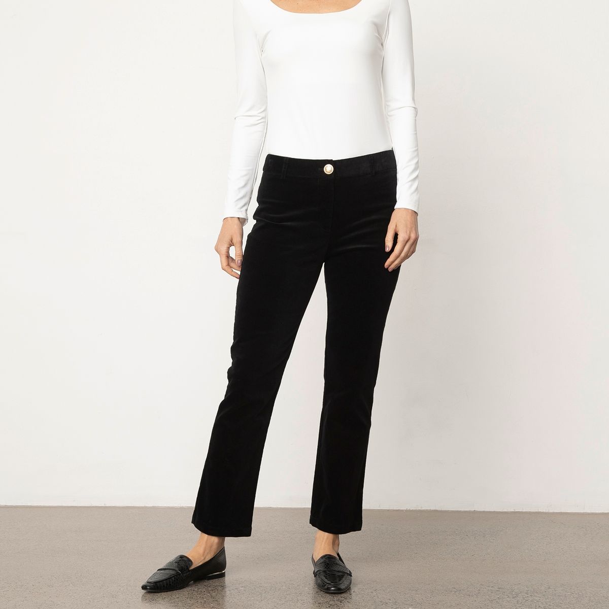 S COCCI - Pantalón Recto Tiro Alto Mujer S Cocci