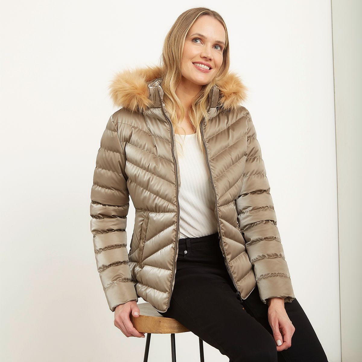 APOLOGY - Parka Con Gorro Desmontable Mujer Apology