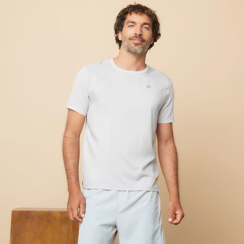 MOUNTAIN GEAR - Polera Manga Corta Deportiva Regular Fit Hombre Mountain Gear