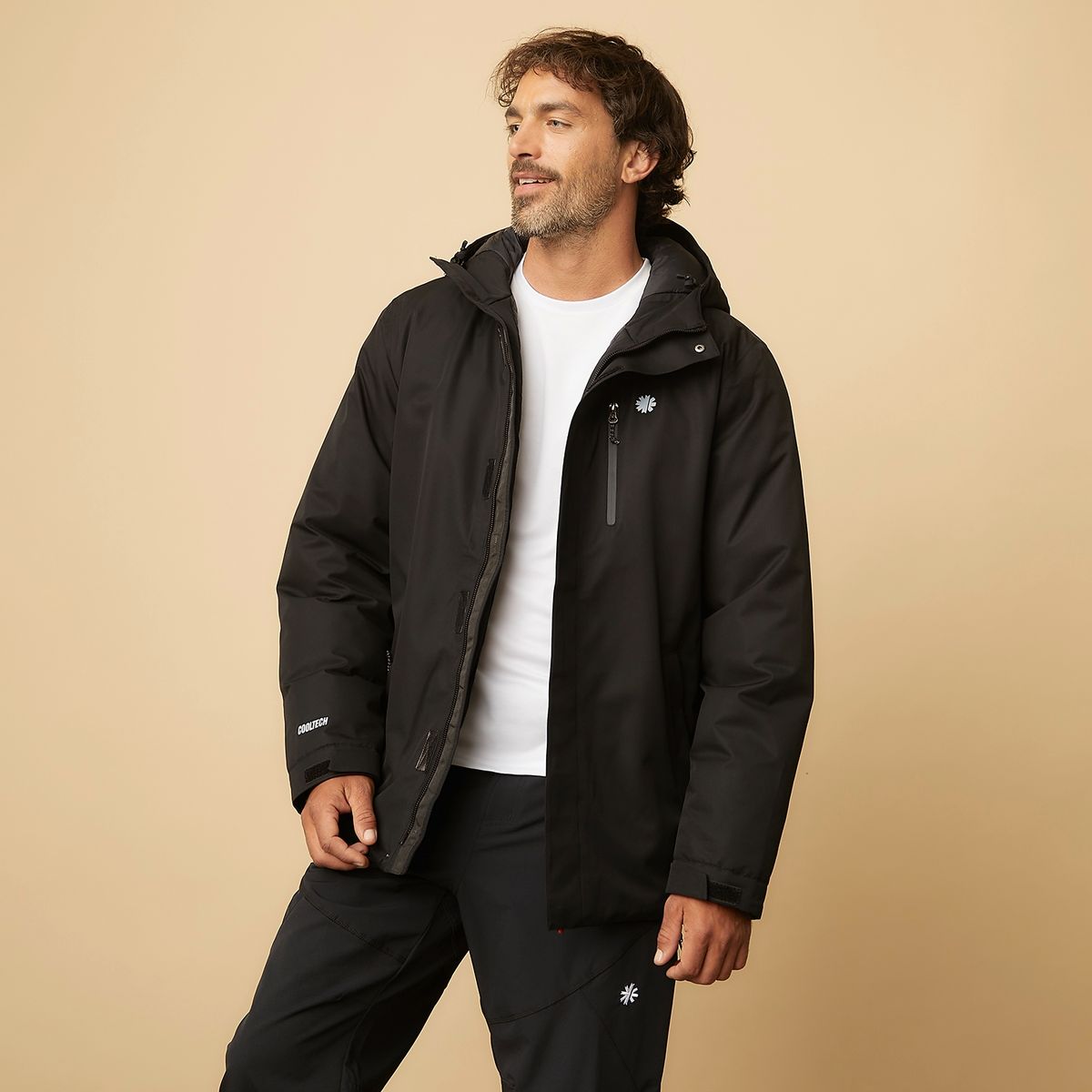 MOUNTAIN GEAR - Parka Deportiva Manga Larga Hombre Mountain Gear