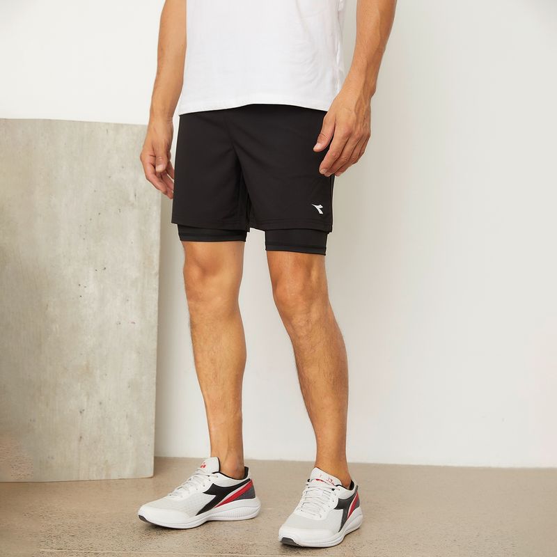 DIADORA - Short Deportivo Recto Hombre Diadora