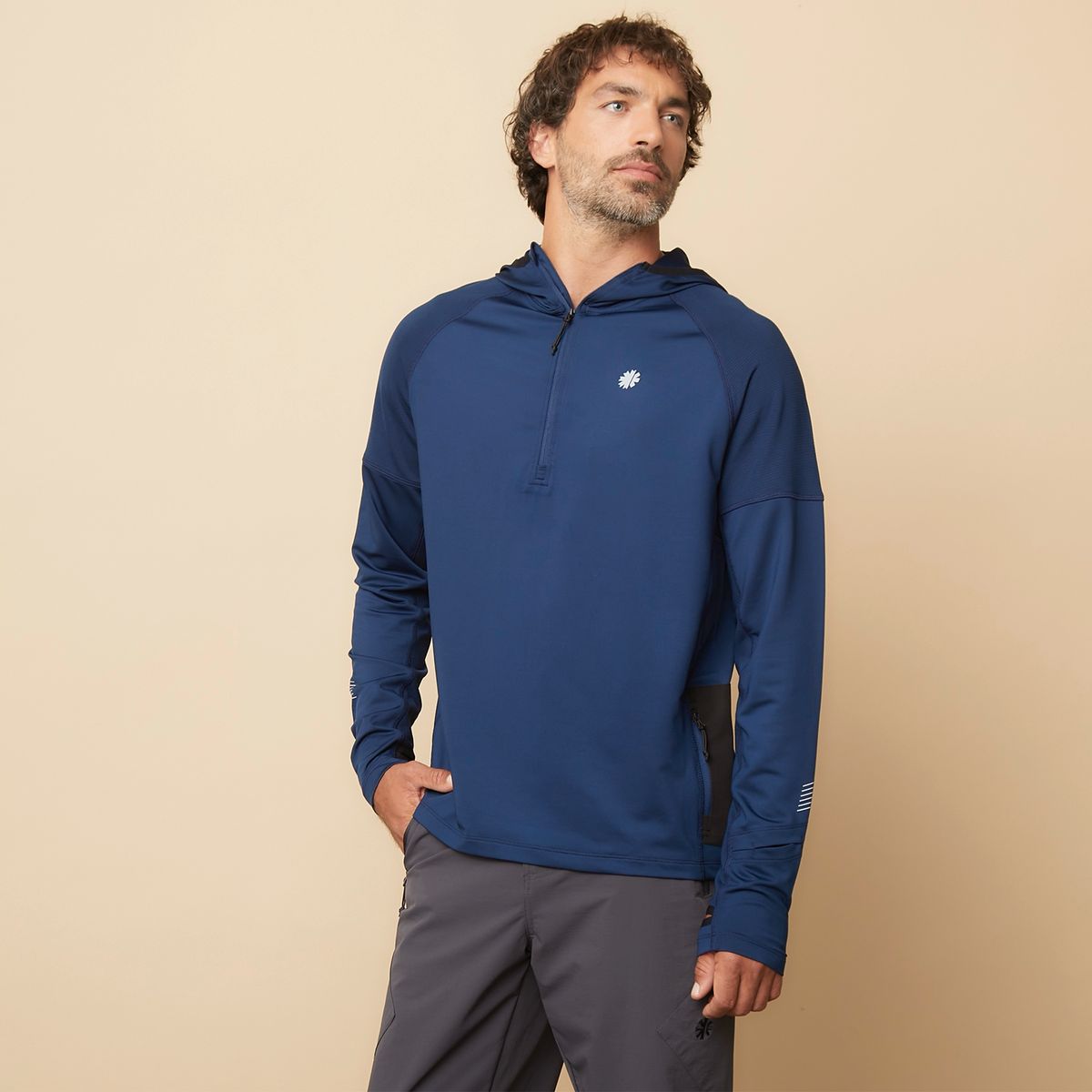 MOUNTAIN GEAR - Polerón Deportivo Recto Hombre Mountain Gear