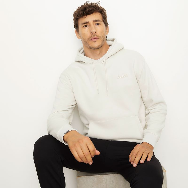 DIADORA - Polerón Canguro Algodón Recto Hombre Diadora