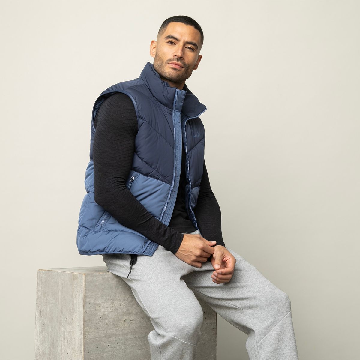 DIADORA - Parka Sin Manga Deportiva Hombre Diadora