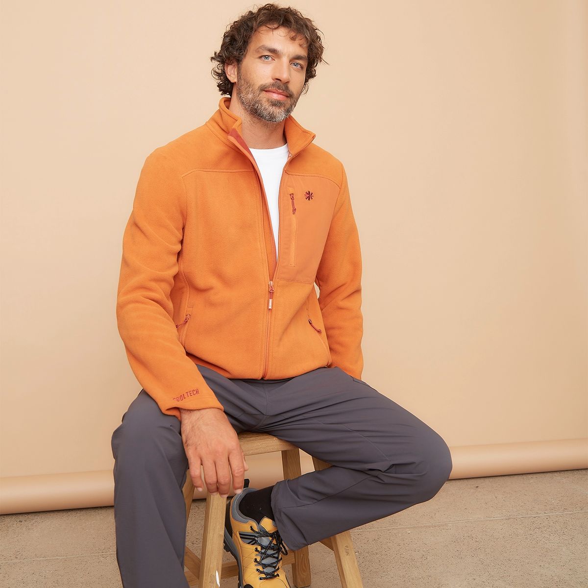 MOUNTAIN GEAR - Polerón Deportivo De Polar Hombre  Mountain Gear