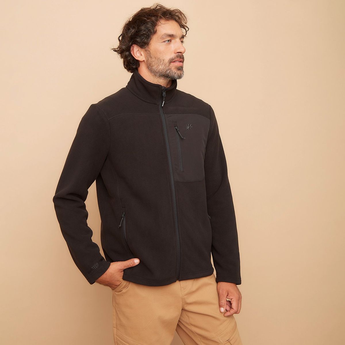 MOUNTAIN GEAR - Polerón Deportivo De Polar Hombre  Mountain Gear