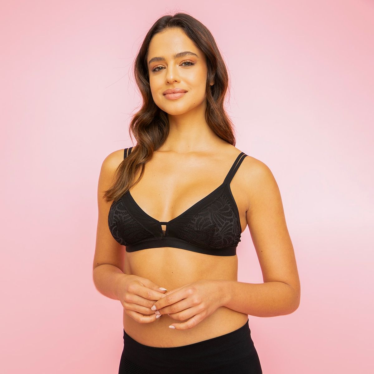 BLU - Bralette Mujer Blu Encaje