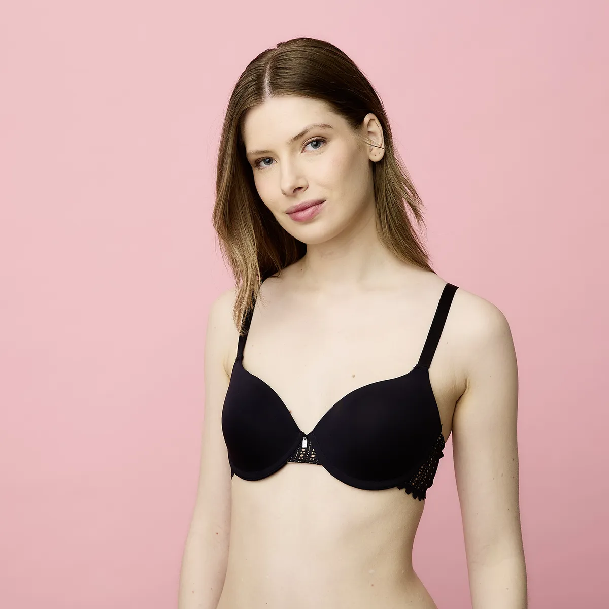 BLU - Sostén Microfibra Liso Mujer