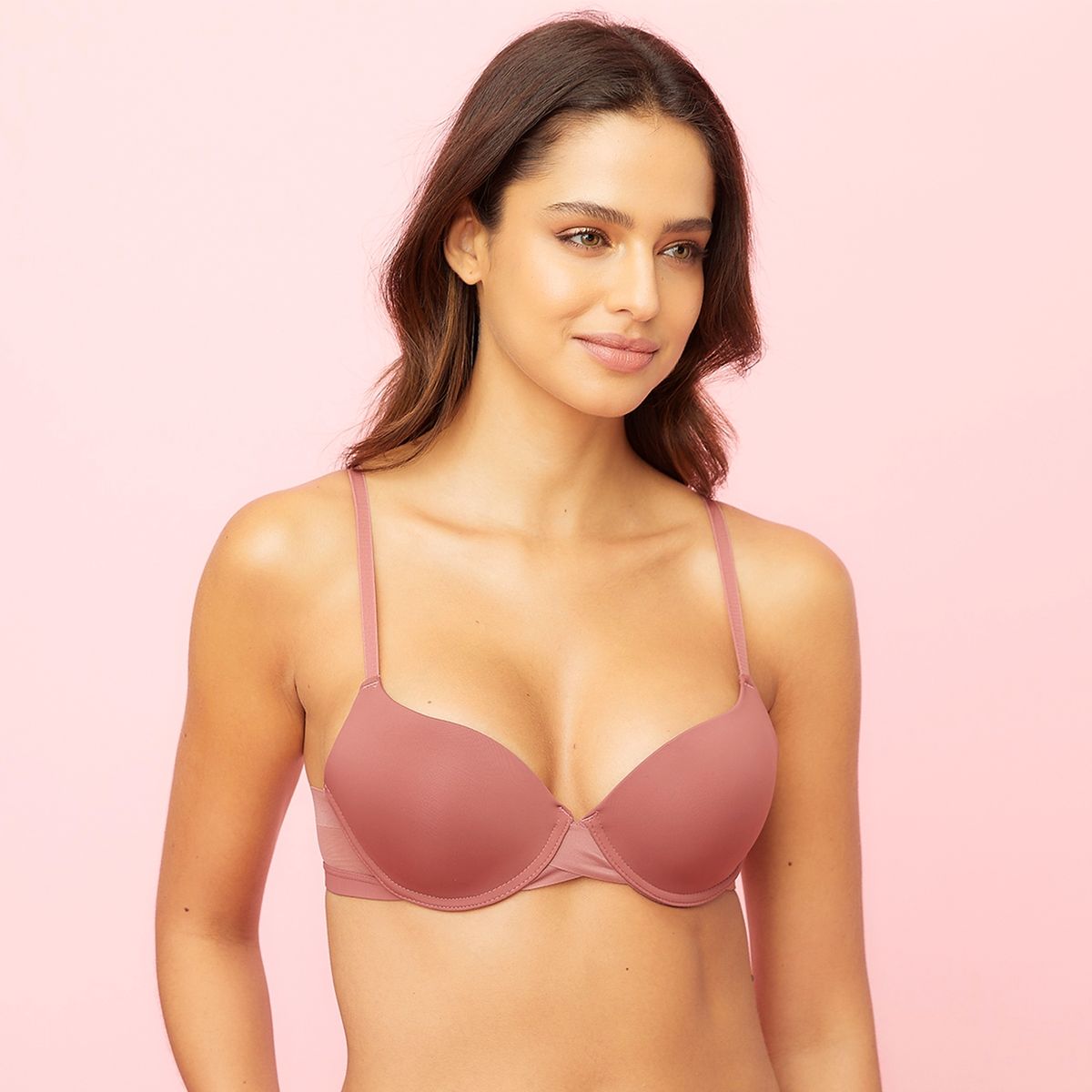 BLU - Sostén Mujer Blu Con Copa Textil Liso