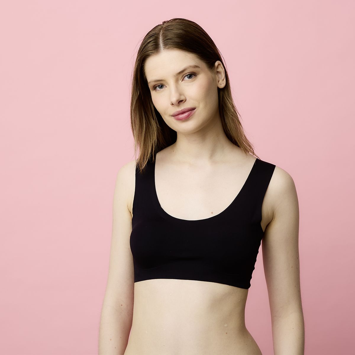 BLU - Sostén Invisible Microfibra Mujer