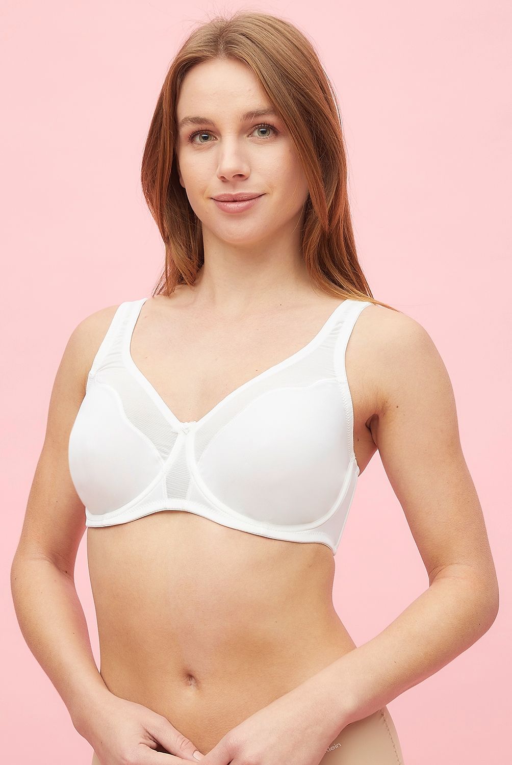 BLU - Sostén Minimizer Blu Mujer Liso Con Arco Poliamida