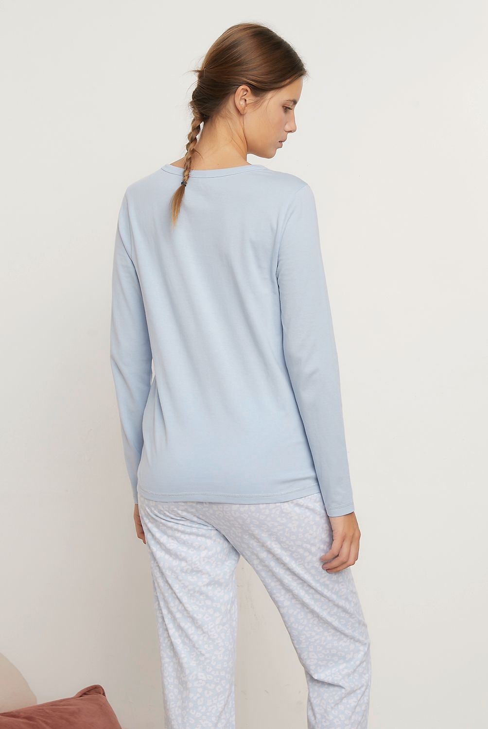 SYBILLA - Polera De Pijama Algodón Mujer Sybilla