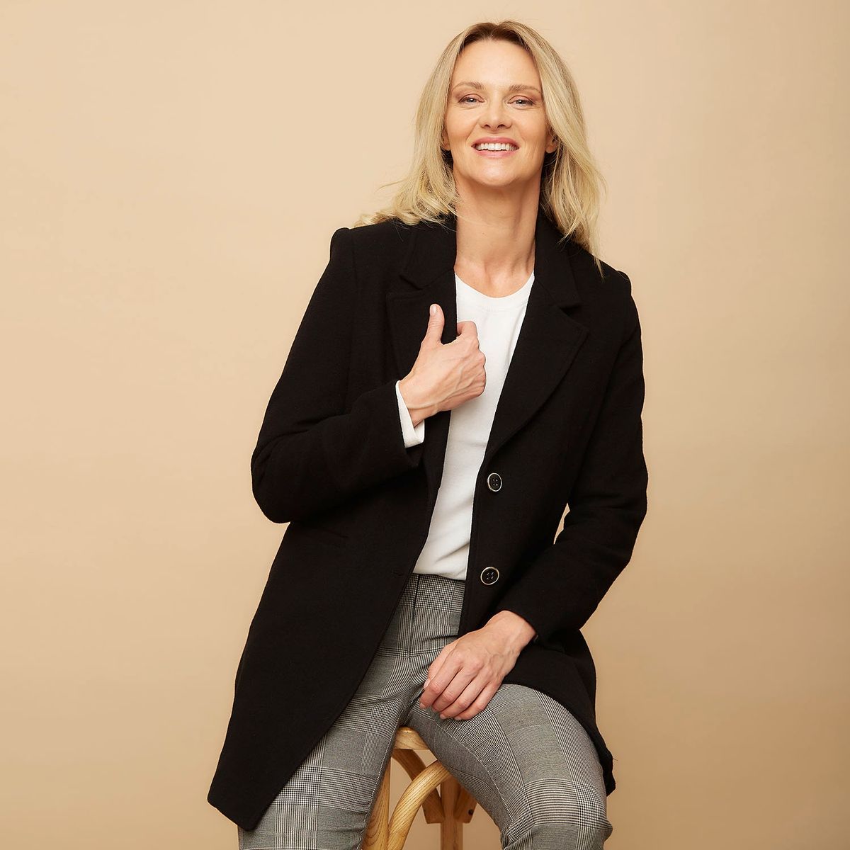 S COCCI - Chaquetón Largo Mujer S Cocci