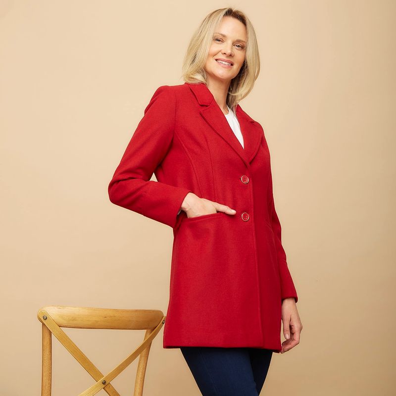 S COCCI - Chaquetón Largo Mujer S Cocci