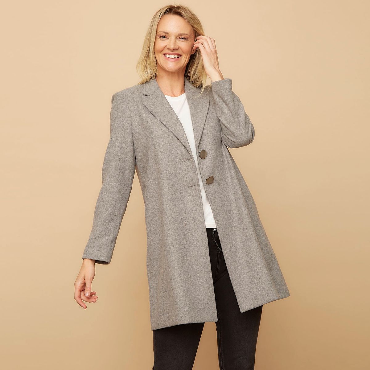 S COCCI - Chaquetón Largo Mujer S Cocci