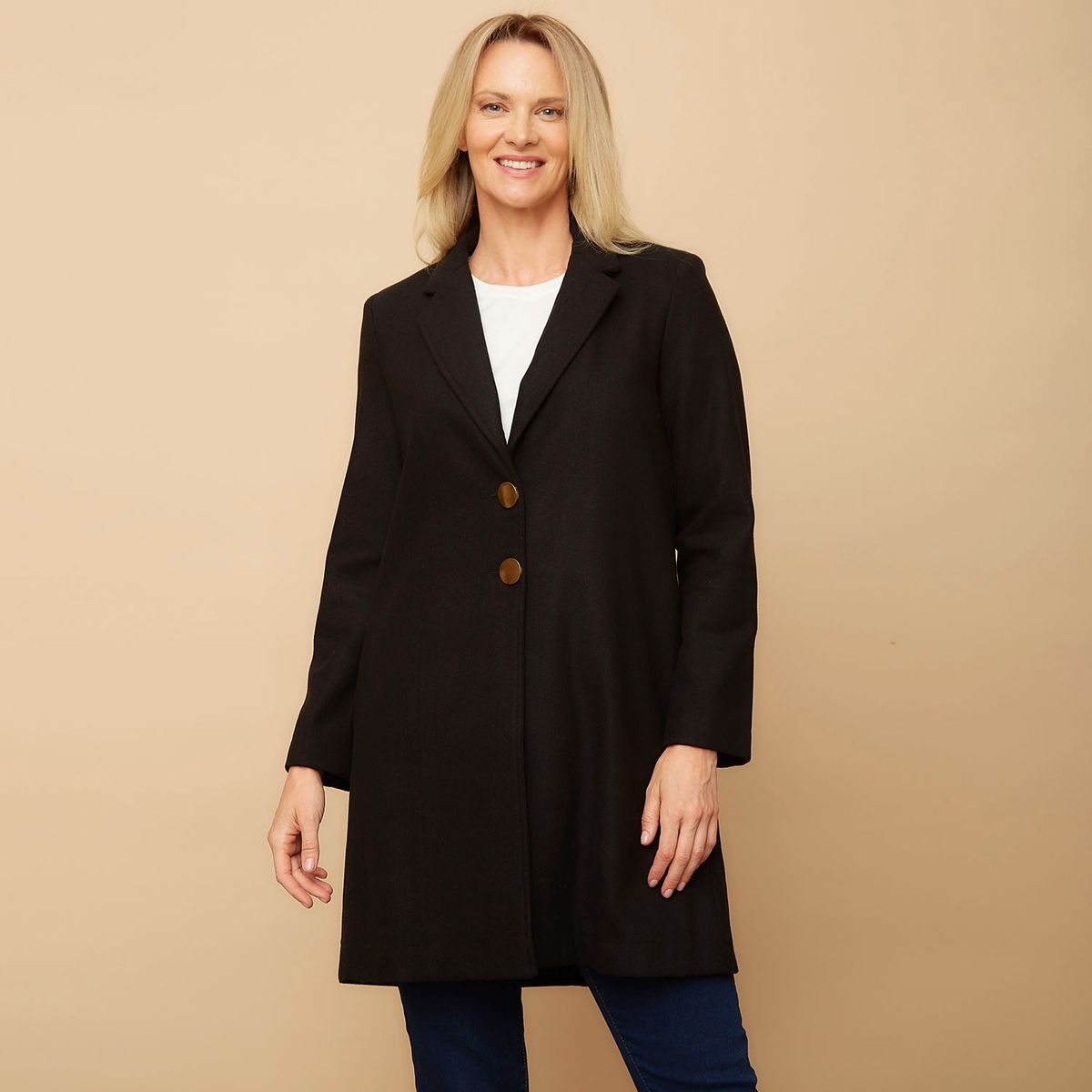 S COCCI - Chaquetón Largo Mujer S Cocci