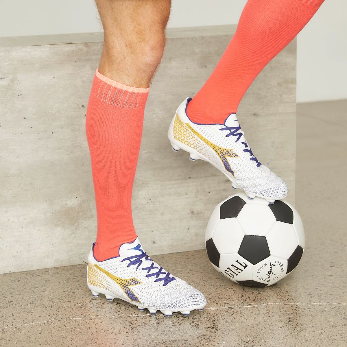 DIADORA - Brasil Zapatilla Fútbol Hombre Blanco Diadora