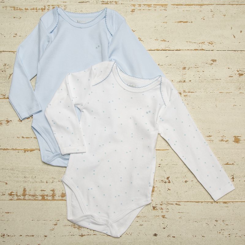 YAMP - Body Bebé Niño Pack De 2 Unidades Algodón Peruano Yamp