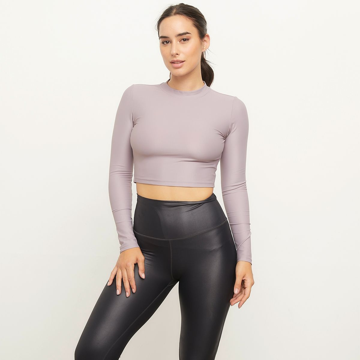 MOSSIMO - Polera Manga Larga Mujer Mossimo