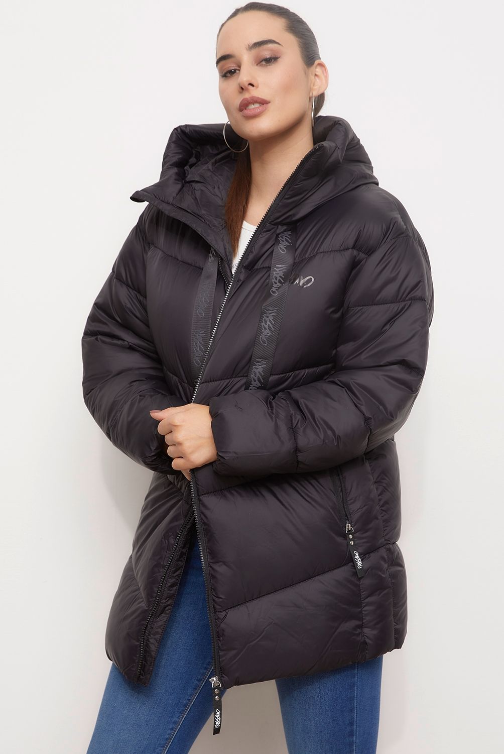 MOSSIMO - Parka Larga Mujer Mossimo