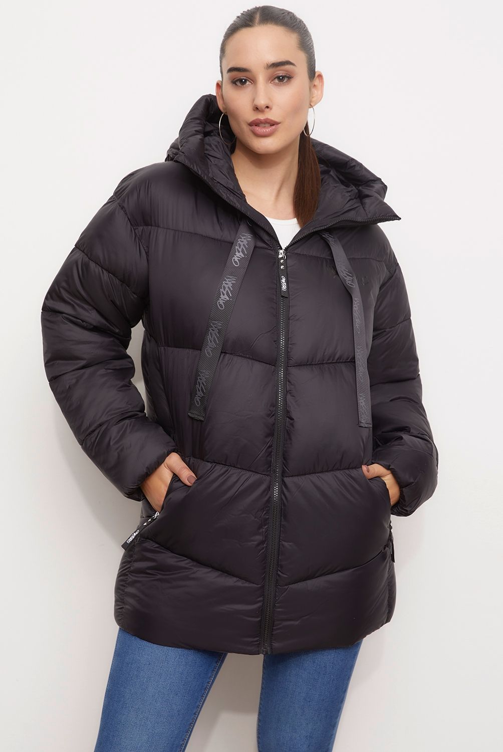 MOSSIMO - Parka Larga Mujer Mossimo