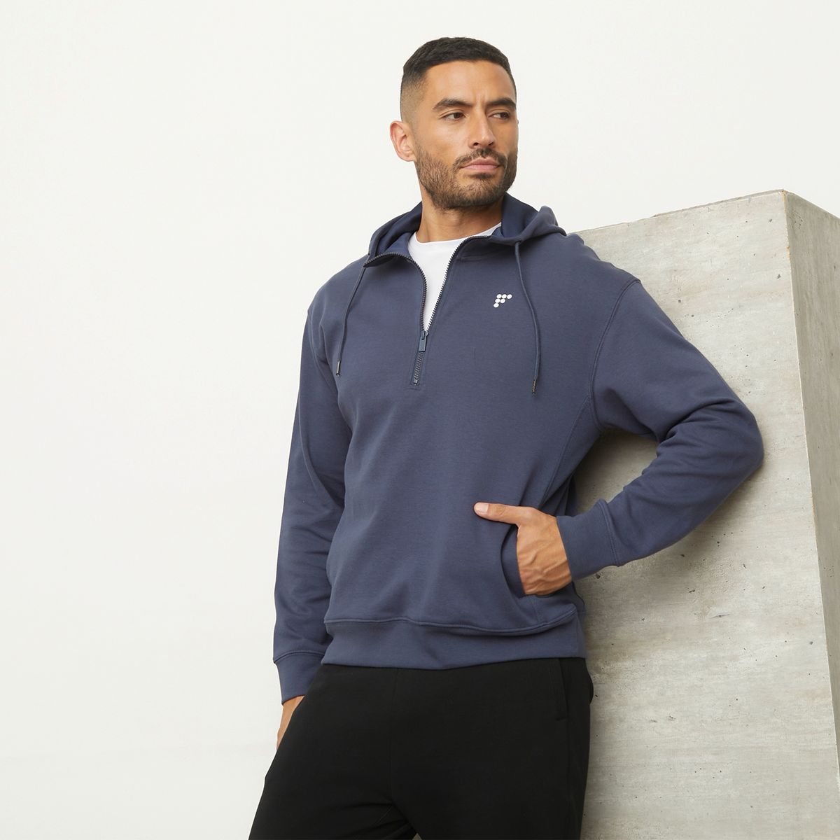 FRATTA - Polerón Deportivo Con Gorro Algodón Hombre Fratta