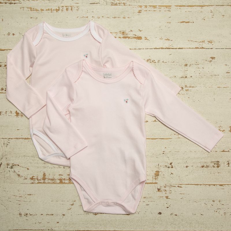 YAMP - Body Bebé Niña Pack De 2 Unidades Algodón Peruano Yamp