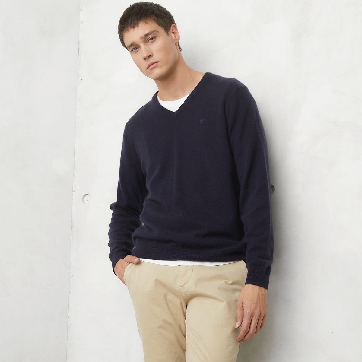 WOLF&HANK - Sweater Manga Larga Cashmere Hombre Wolf&Hank