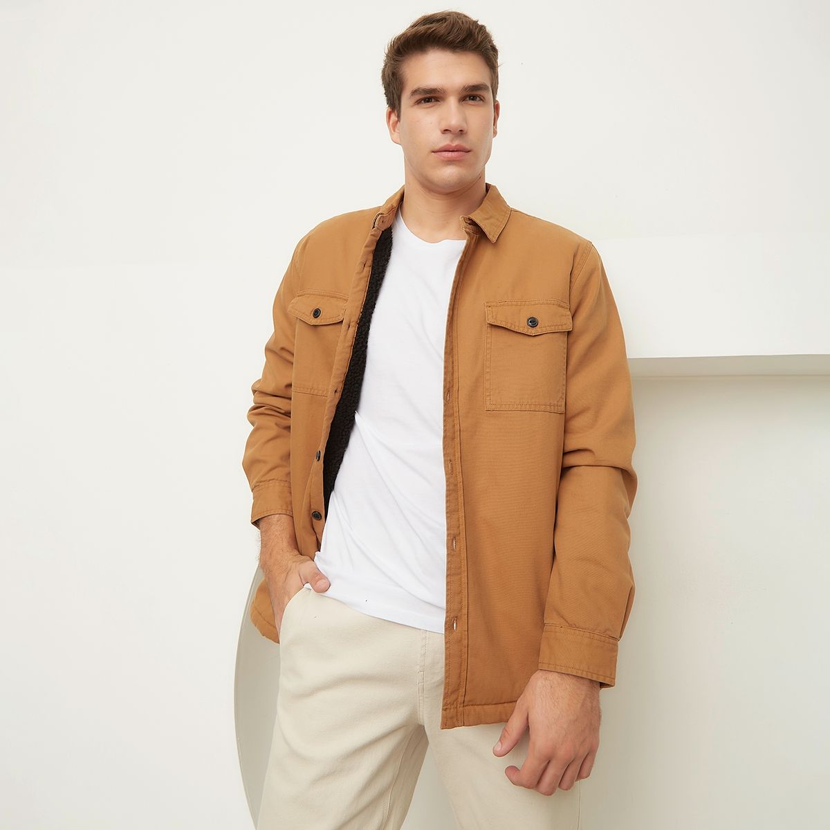 BASEMENT - Chaqueta De Gabardina Hombre Basement