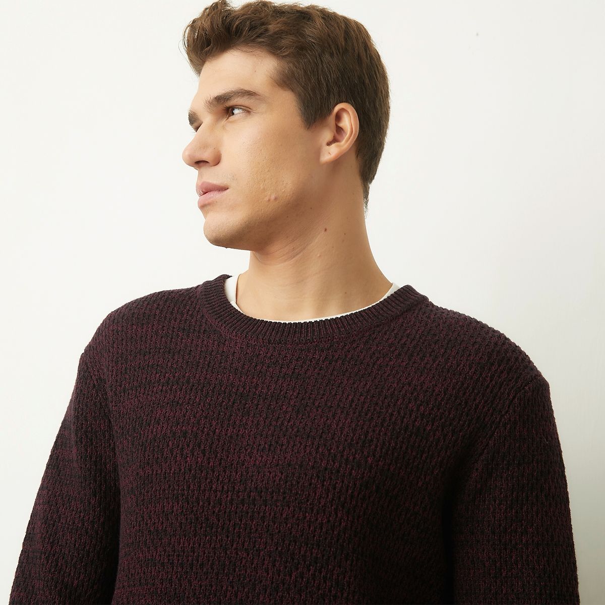 BASEMENT - Sweater Chaleco Manga Larga Hombre Basement