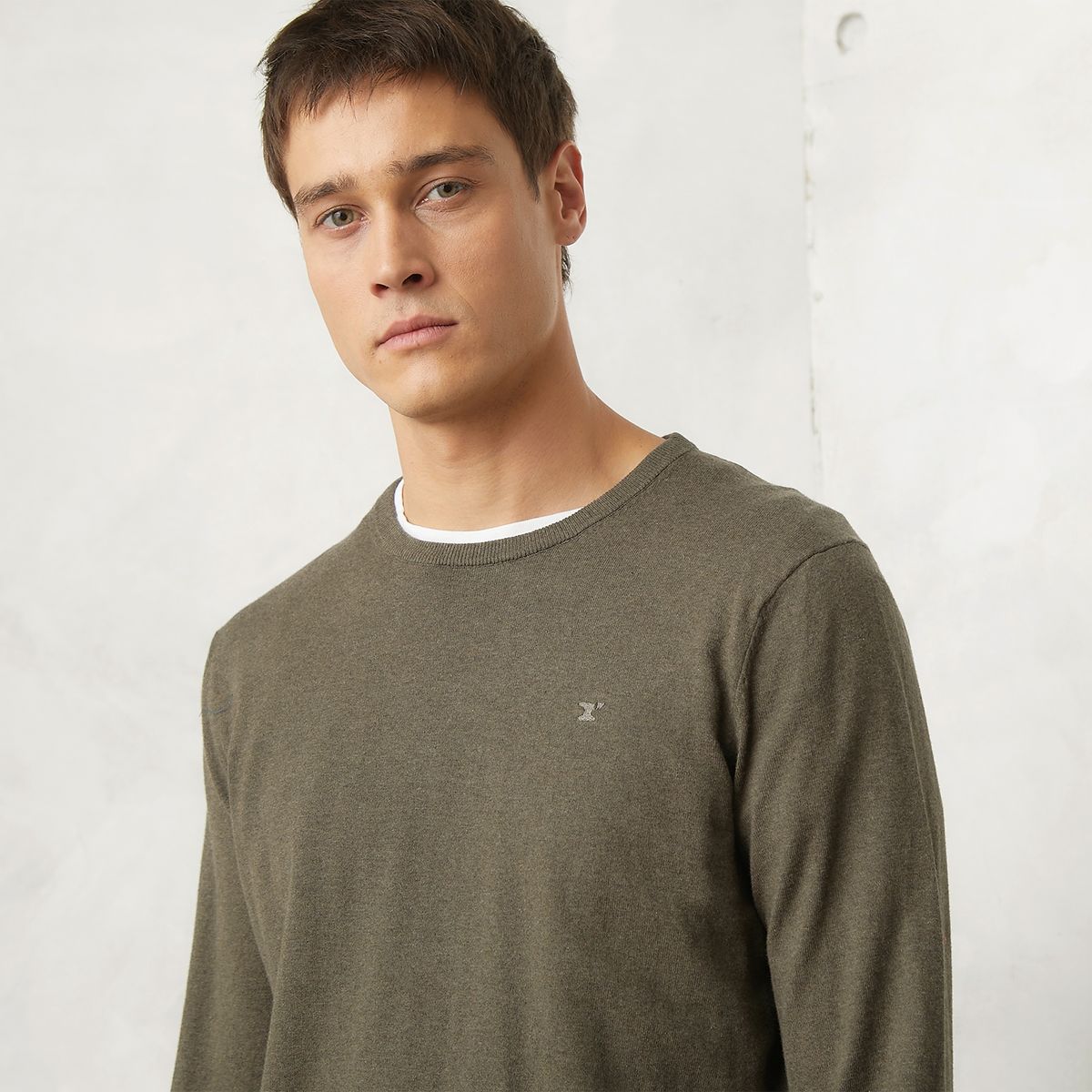 WOLF&HANK - Sweater Sport Manga Larga Lana Hombre Wolf&Hank