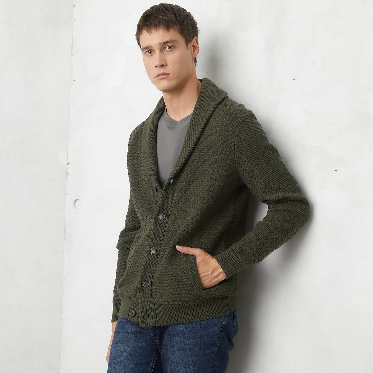 WOLF&HANK - Cardigan Algodón Hombre Wolf&Hank