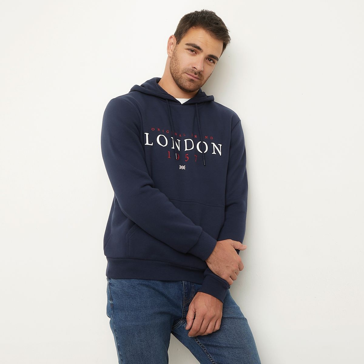 UNIVERSITY CLUB - Polerón Canguro Algodón Hombre University Club