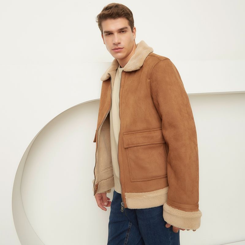 BASEMENT - Chaqueta De Gamuza Hombre Basement