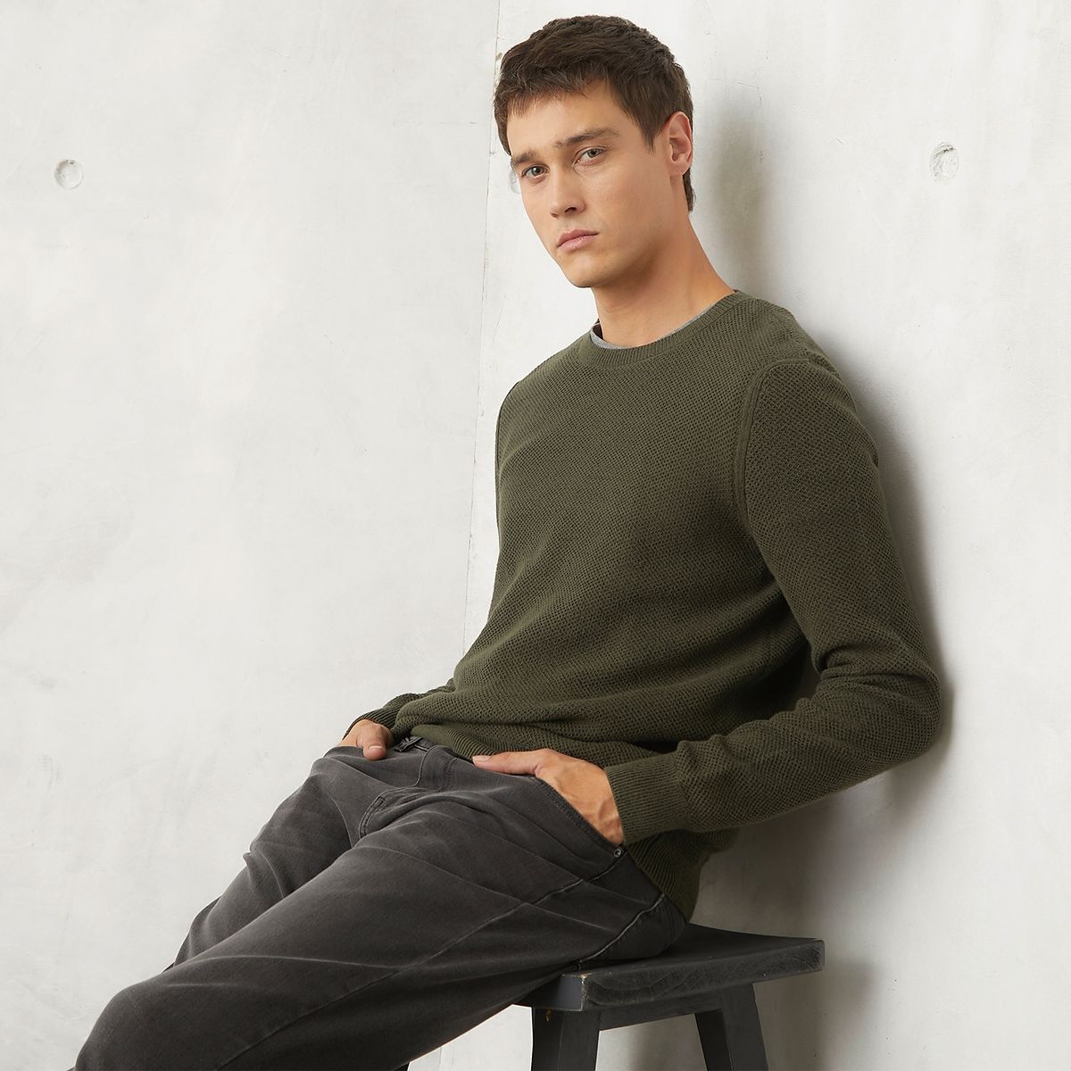 WOLF&HANK - Sweater Manga Larga Algodón Hombre Wolf&Hank