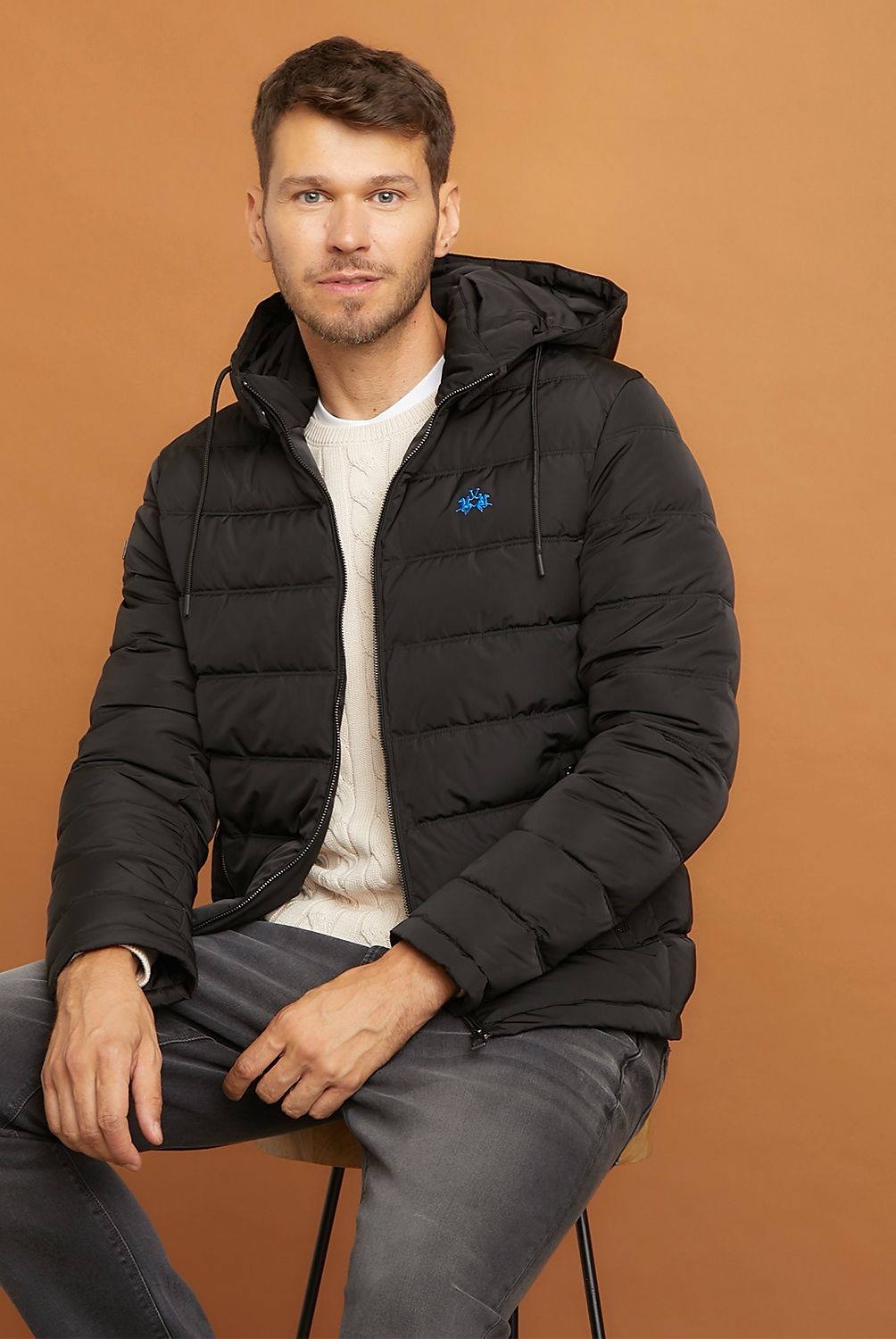 LA MARTINA - Parka Acolchada Hombre Recto La Martina