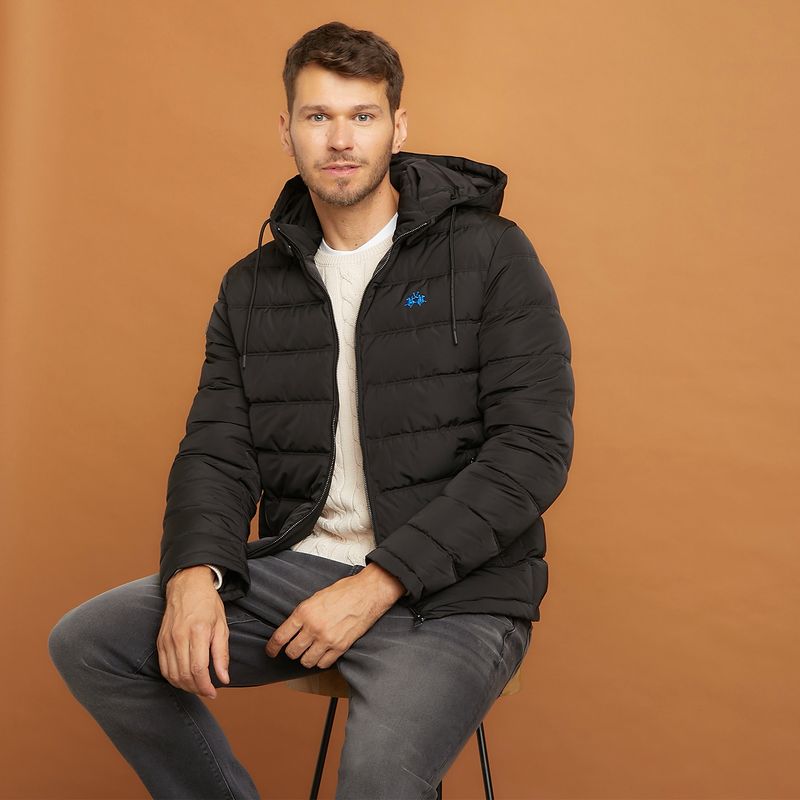 LA MARTINA - Parka Acolchada Hombre Recto La Martina