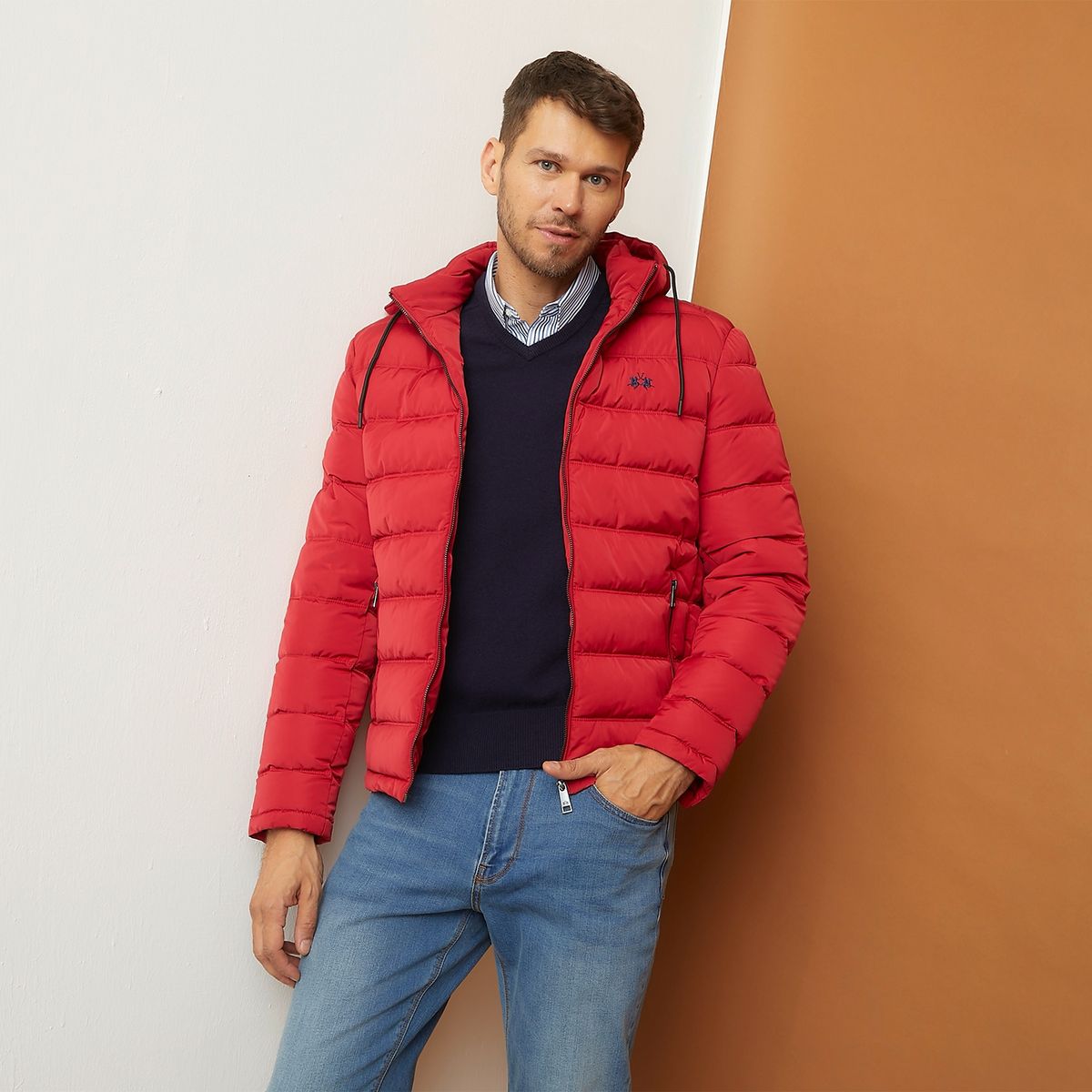 LA MARTINA - Parka Acolchada Hombre Recto La Martina