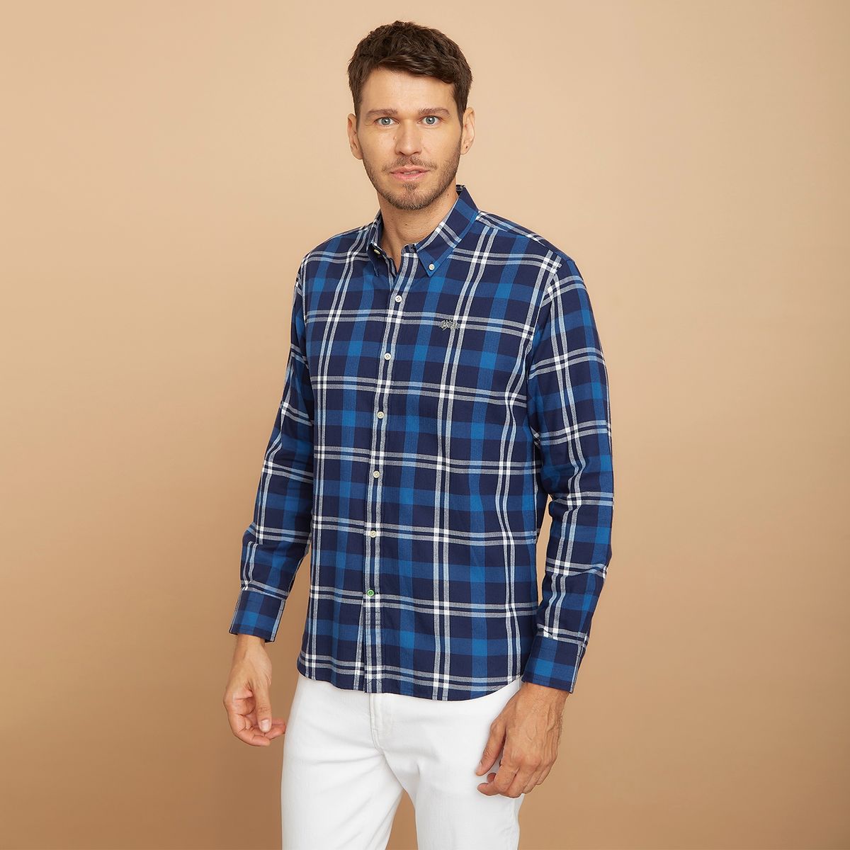 LA MARTINA - Camisa Leñadora Manga Larga Slim Fit Hombre La Martina