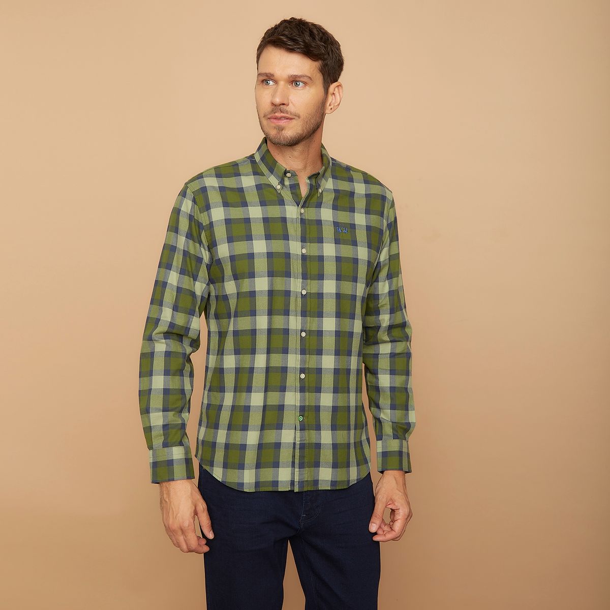 LA MARTINA - Camisa Leñadora Manga Larga Slim Fit Hombre La Martina