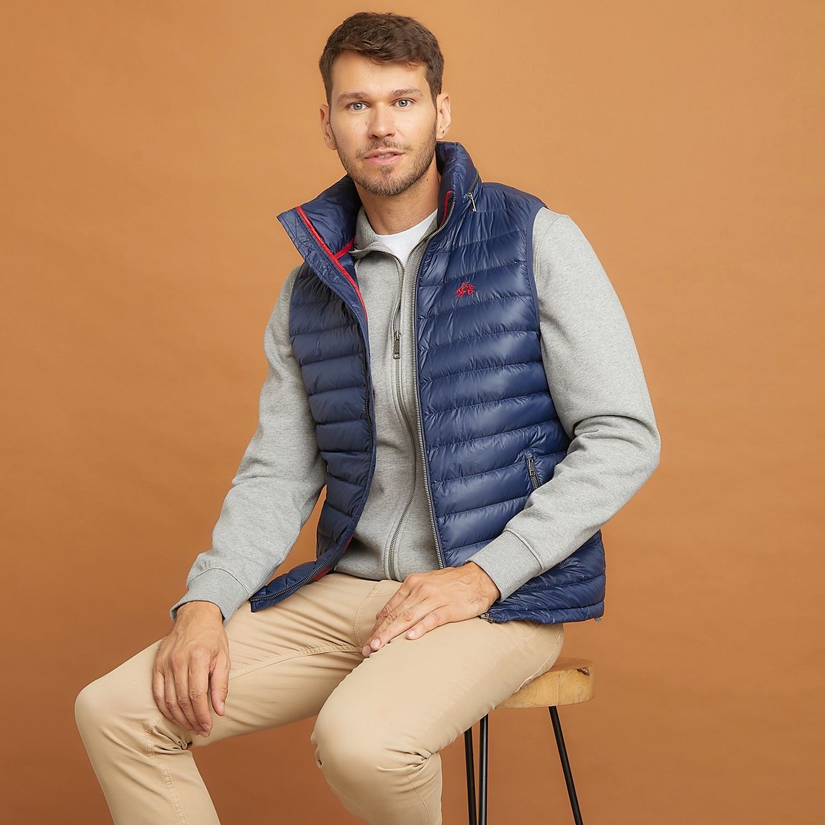 LA MARTINA - Parka Sin Mangas Acolchada Hombre Recto La Martina