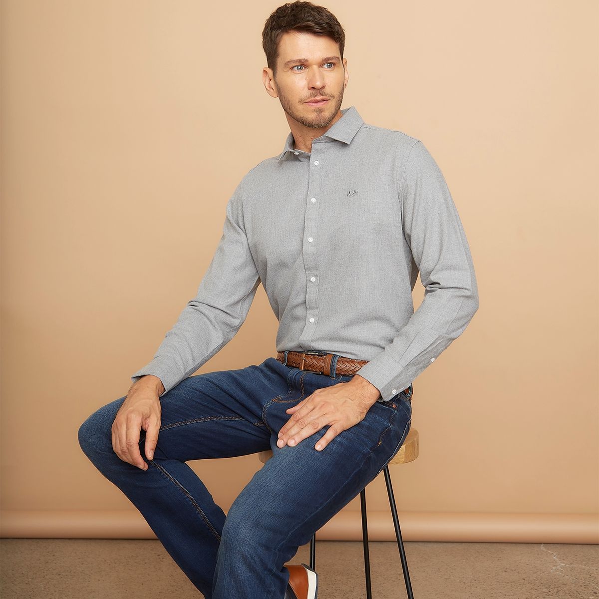 LA MARTINA - Camisa Sport Manga Larga Slim Fit Hombre La Martina